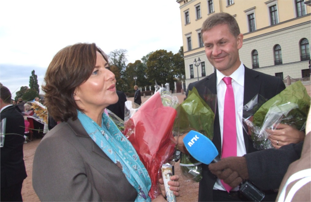 Hanne Bjurstrøm, på Slottsbakken