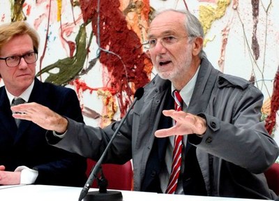 Renzo Piano och Gunnar Kvaran (t.v)