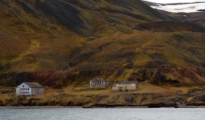 Svalbard forlatte hus