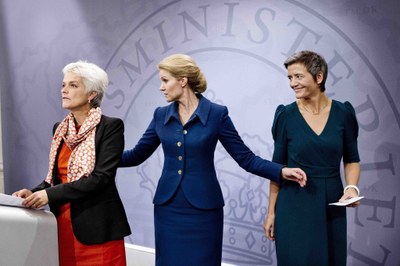 Tre danska partiledare