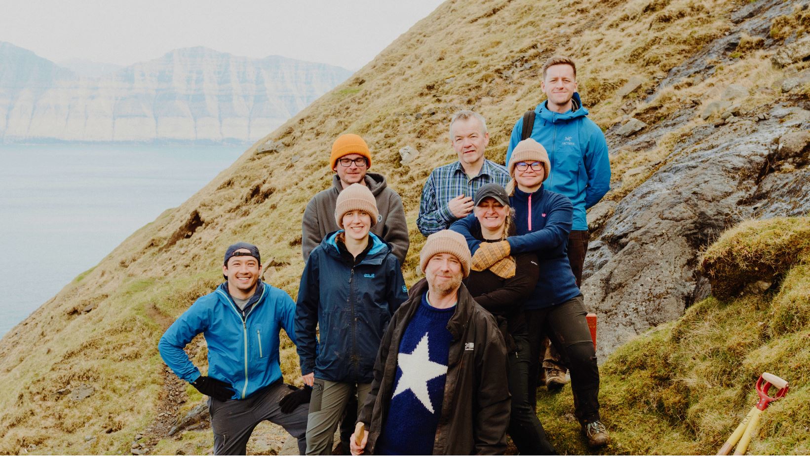 Färöarna gruppbild arbete