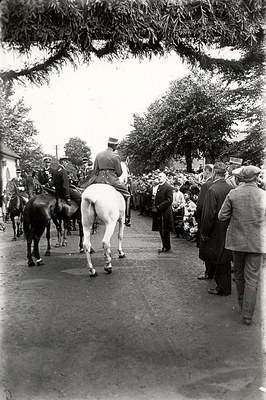 Kung Christian X rider in i Sønderjylland