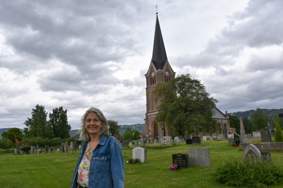 Dansk prest i Norge, Anne Anker Bolstad, Lillehammer kirke, foto: Line Scheistrøen