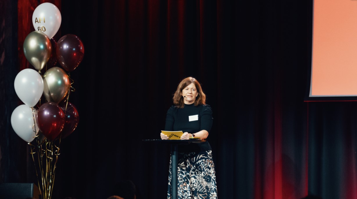 Elisabeth Nørgaard på konferansen