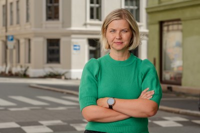 Guri Melby, leder i Venstre