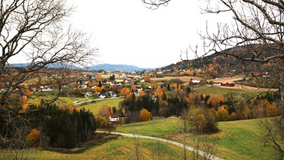 Landskap – Fensfeltet sett fra Hollahøgden