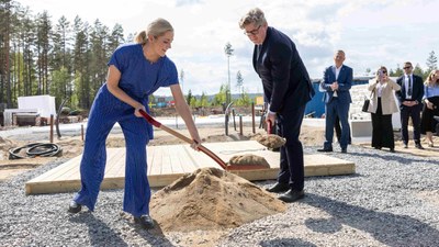 Justis- og beredskapsminister Emilie Enger Mehl og Sveriges justisminister Gunnar Strömmer 