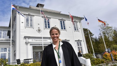 Kristin Steinsland, Fløienrestauranten, Fløyen,  foto:  Line Scheistrøen