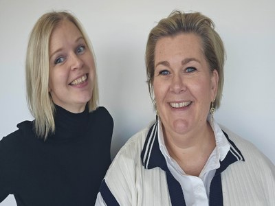 Linnea Engnes och Anna Bergqvist