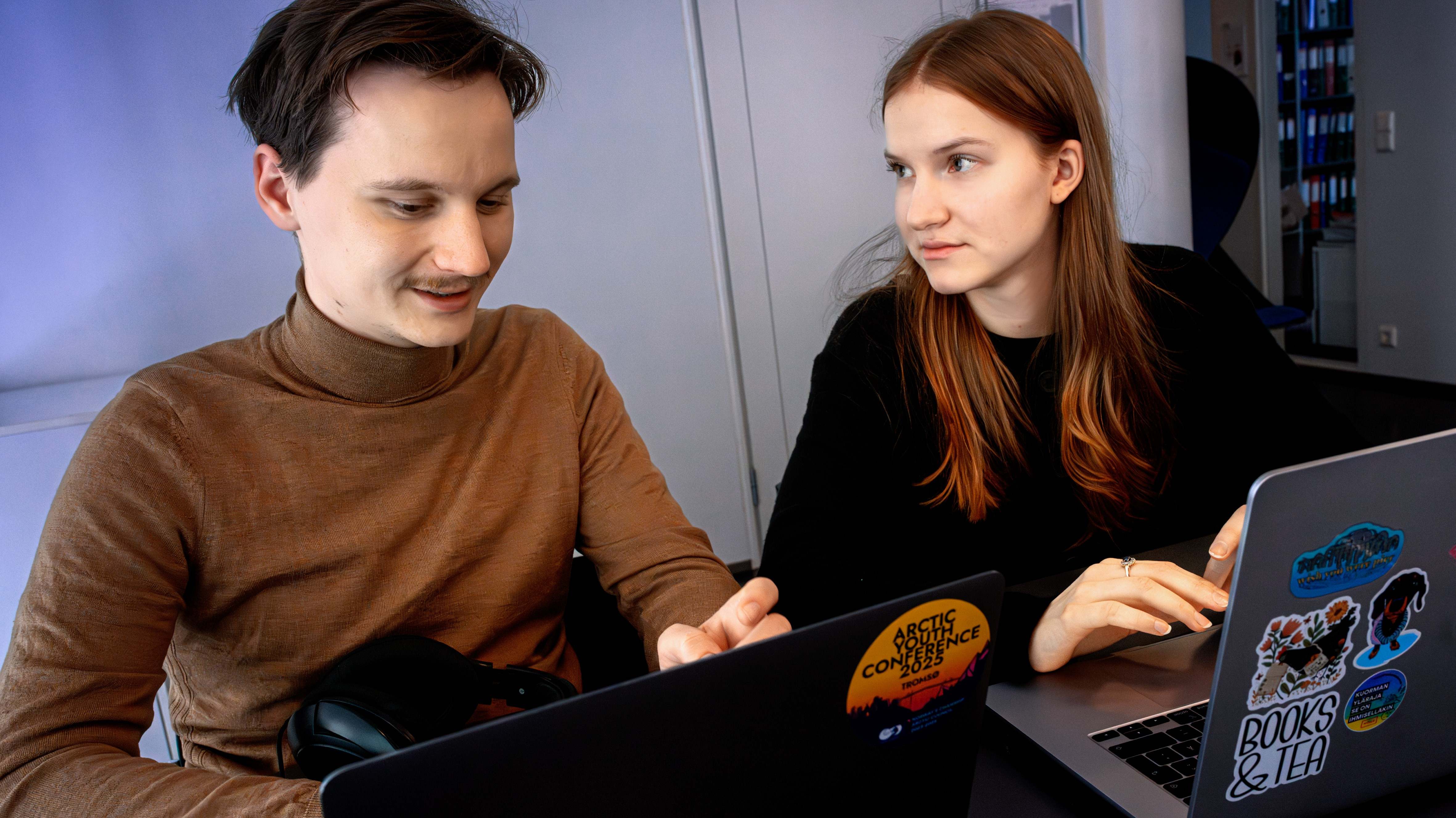 Sonja Sajavaara och Viggo Kalman, foto: Cata PortinStudenter Helsingfors Universitet