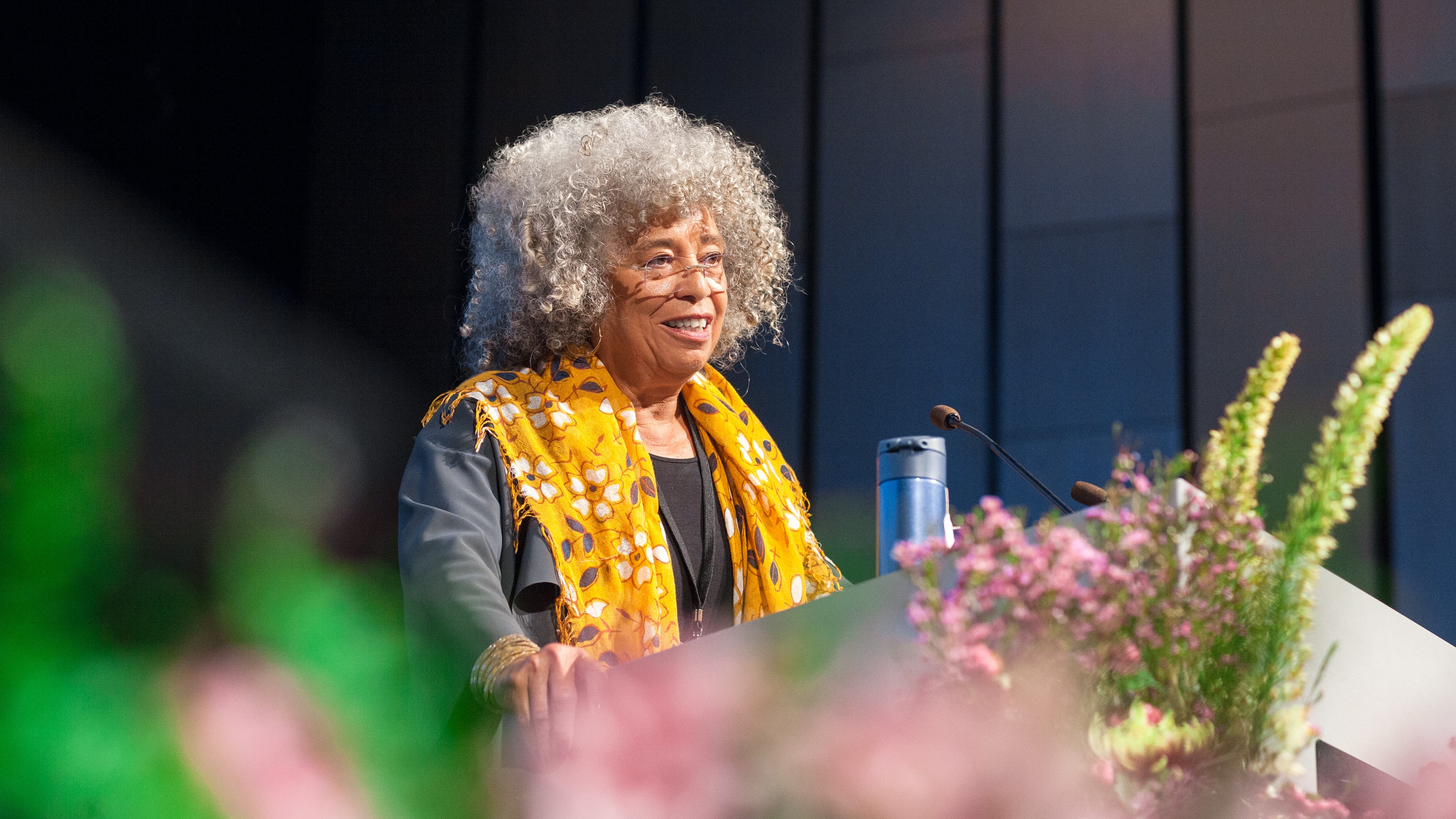 Angela Davis i Reykjavik: Vi måste se de strukturella krafterna som stöttar våldet