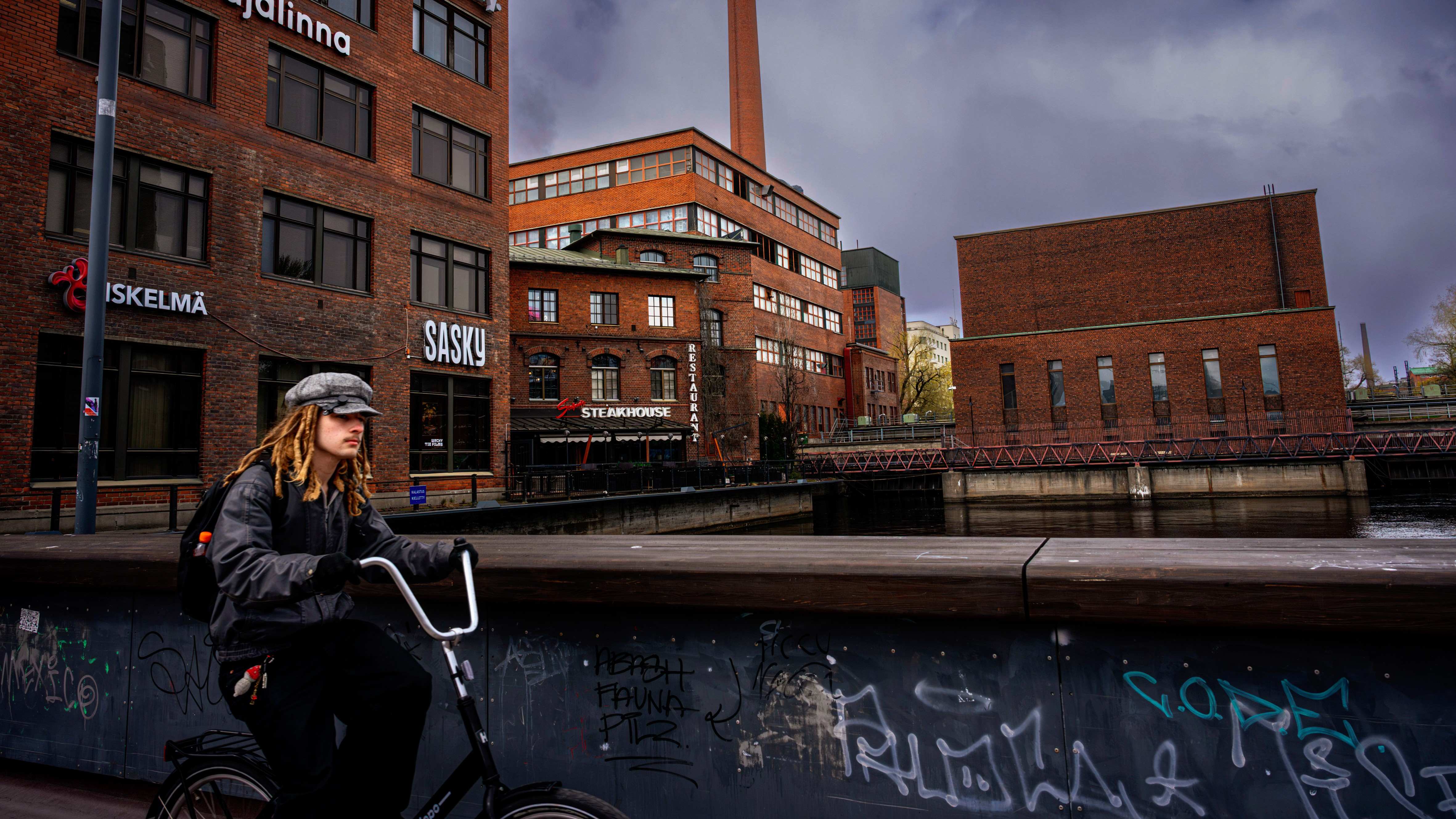 Startup och Mumin lockar mer än Lenin i arbetarstaden Tammerfors