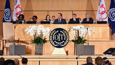Sveriges förhållande till ILO genom hundra år 